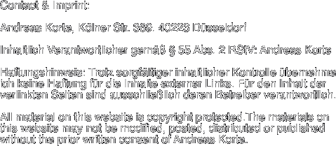 Contact & Imprint:
