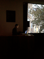 "Le djeuner sur l’arbre", 2012, Videoinstallation, Soundperformance