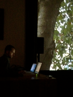 "Le djeuner sur l’arbre", 2012, Videoinstallation, Soundperformance